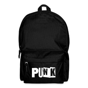 Logo der Punk-Musik - Rucksack - Schwarz - Vorne