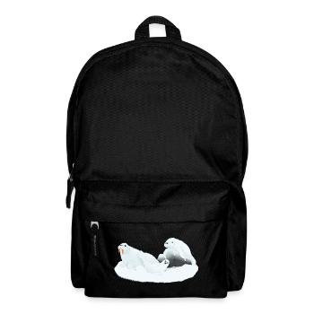 Tazz Talks | Arctic Slumber Seals - Backpack - black - Front