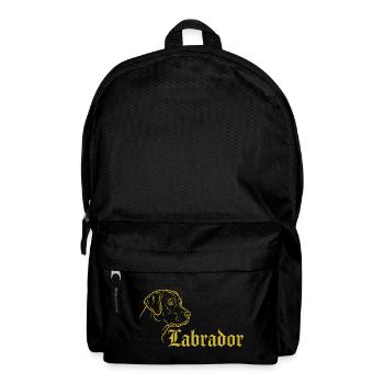 Labrador – Timeless elegance - Backpack - black - Front