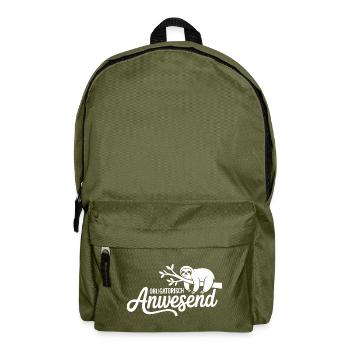 Bureau de réunion obligatoire du Sloth Sloth Telco - Sac à dos - vert olive - Devant