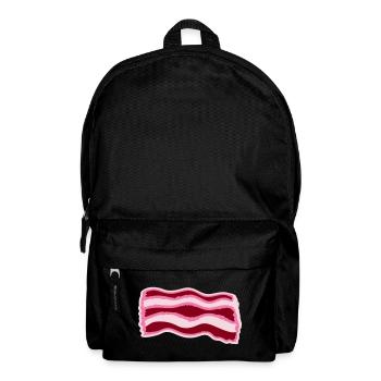 Bacon Bacon Food Funny Meat Foodie - Backpack - black - Front