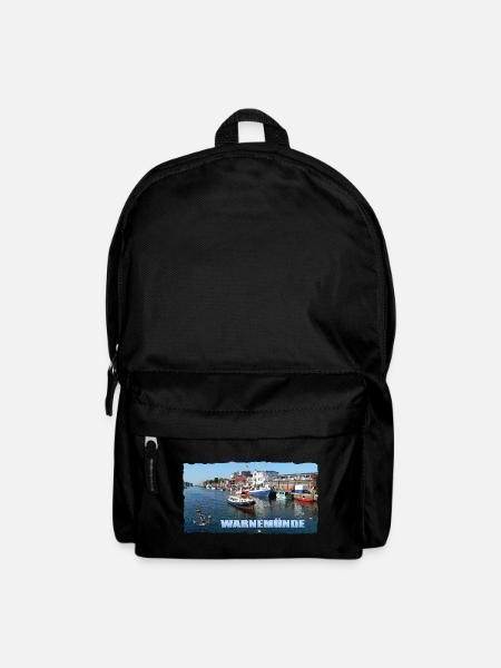 Warnemünde - Rucksack - Schwarz