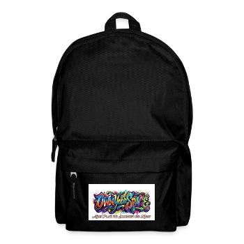 Eigener Raum Graffiti Kunst - Rucksack - Schwarz - Vorne