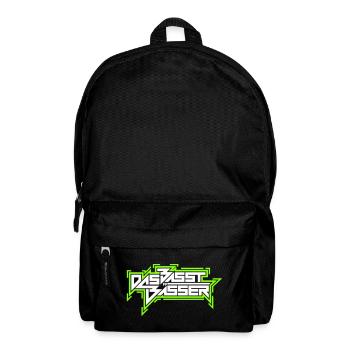 Das basst bässer - Typo Style (Farben änderbar) - Rucksack - Schwarz - Vorne