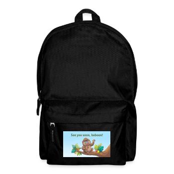 BIS BALD, PAVIAN. - Rucksack - Schwarz - Vorne