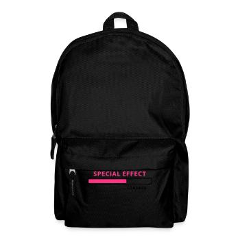 loading Special Effect - be patient - Rucksack - Schwarz - Vorne