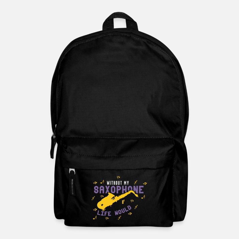 Saxophon - Rucksack - Schwarz