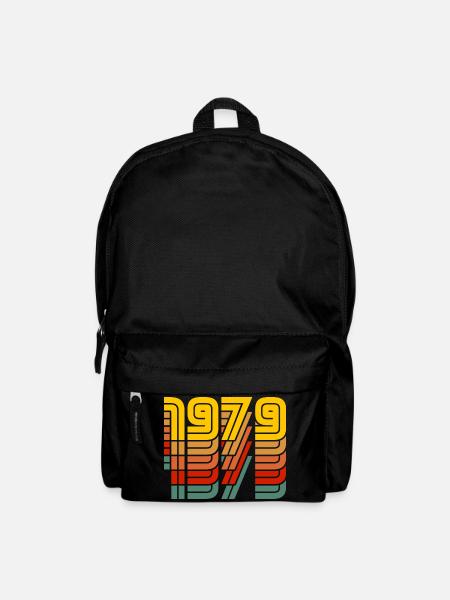 1979 Vintage farbenfroh - Rucksack - Schwarz