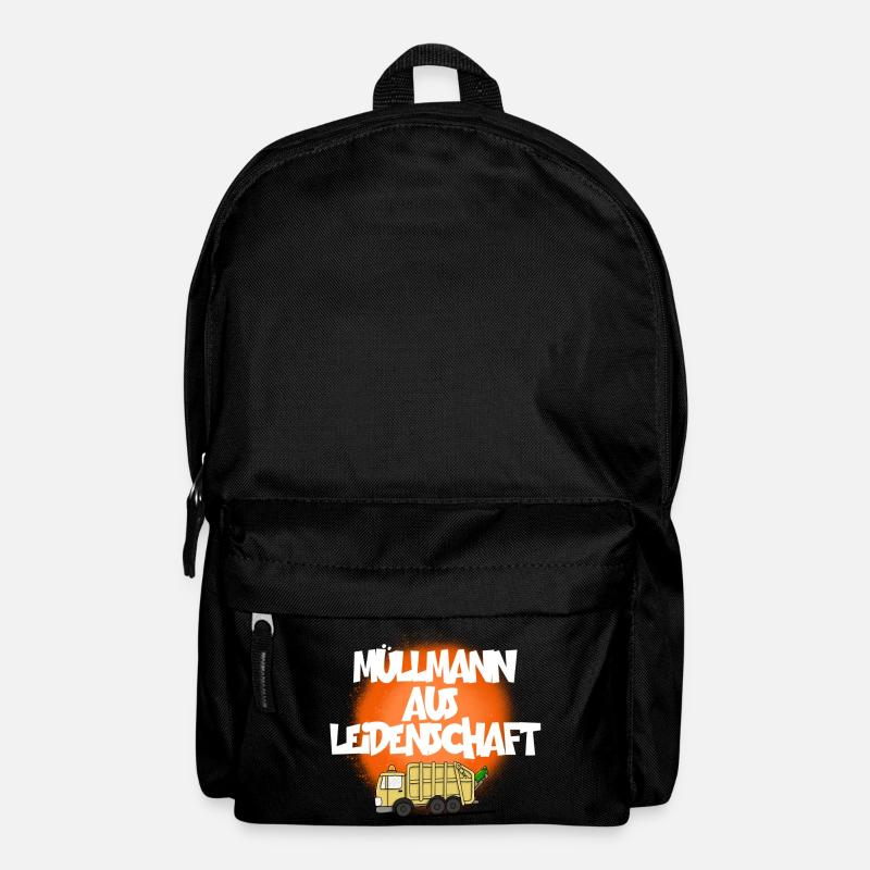 MÜLLMANN AUS LEIDENSCHAFT - Rucksack - Schwarz