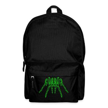 The outline of a tribal tarantula - Backpack - black - Front