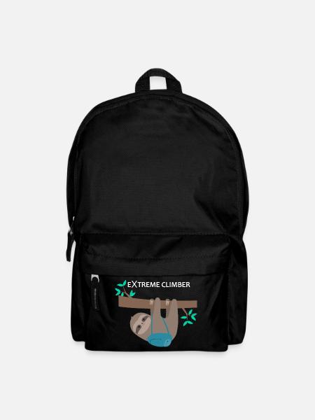 Faultier extreme climber Extrem Kletterer - Rucksack - Schwarz