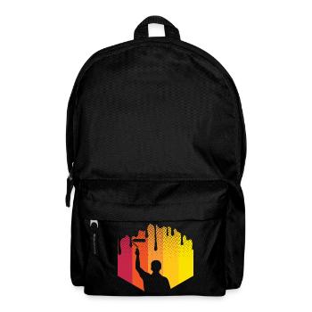 Maler - Rucksack - Schwarz - Vorne