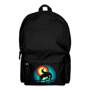 Cowboy à la conception du rodéo - Sac à dos - noir - Devant