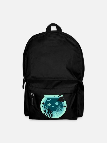 Aquarium - Aquaristik - Rucksack - Schwarz