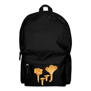 Gelbe Pfifferlinge - Rucksack - Schwarz - Vorne