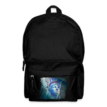 New York City NYC USA America Statue of Liberty - Backpack - black - Front