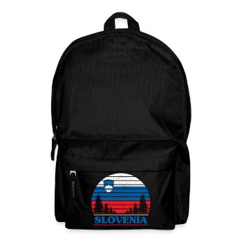 Slowenien - Rucksack - Schwarz - Vorne