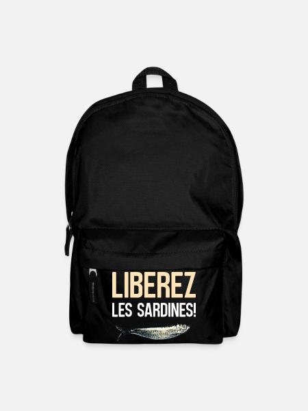 Liberez les sardines - Sac à dos - noir
