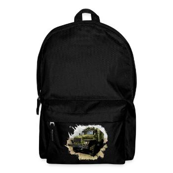 URAL 4320 mit Kofferaufbau - Rucksack - Schwarz - Vorne