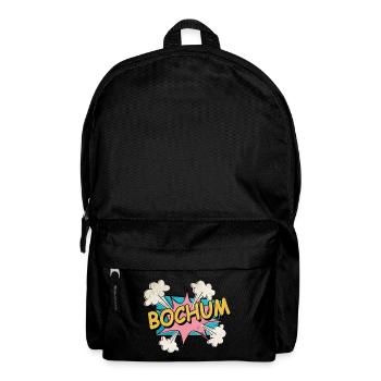 Bochum Germany City Font Pop Art Comic - Backpack - black - Front