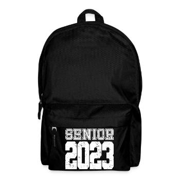 Senior 2023 Distressed Graduated Graduation Gift - Backpack - black - Front