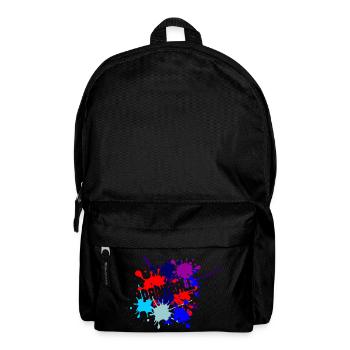 Texte de paintball découpé - Sac à dos - noir - Devant