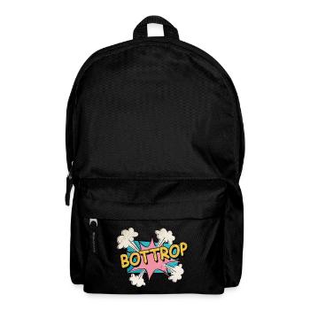 Bottrop Germany City Font Pop Art Comic - Backpack - black - Front