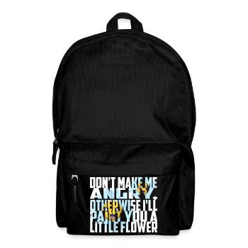 Don't make me angry - Backpack - black - Front