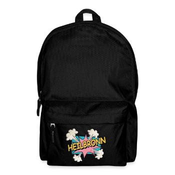 Heilbronn Allemagne Ville Police Pop Art Comic - Sac à dos - noir - Devant