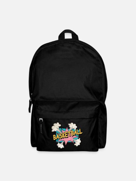 Basketball Pop Art Cartoon Comic Schrift - Rucksack - Schwarz