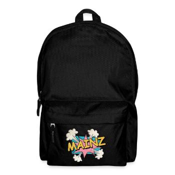 Mainz Deutschland Stadt Schrift Pop Art Comic - Rucksack - Schwarz - Vorne