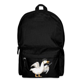 Duck Teacher Pointing Stick School - Backpack - black - Front
