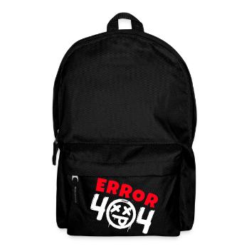 Error 404 Not Found - Backpack - black - Front
