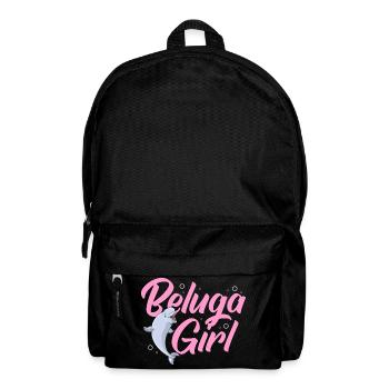 Beluga Whale Beluga Whale Whale Watching Dolphin Dolphin - Backpack - black - Front