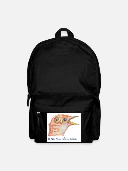 PlattSnack – Den een sien Uul... - Rucksack - Schwarz