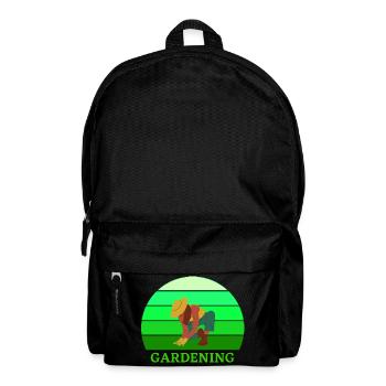 gardening, gardening, gardening, gardener - Backpack - black - Front