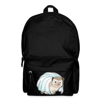 Hedgehog Bridal Veil Wedding - Backpack - black - Front