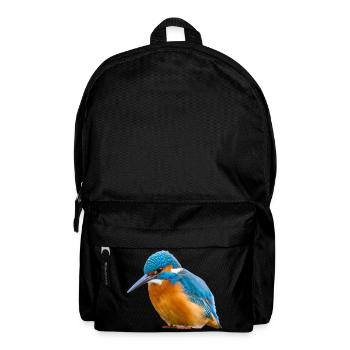 Eisvogel Kingfisher Alcedo Atthis Vogel Natur - Rucksack - Schwarz - Vorne