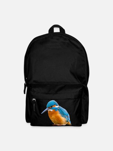 Eisvogel Kingfisher Alcedo Atthis Vogel Natur - Rucksack - Schwarz