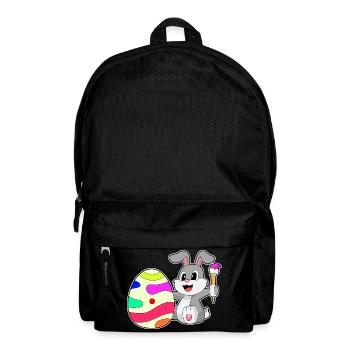 Hase Ostern Malen - Rucksack - Schwarz - Vorne