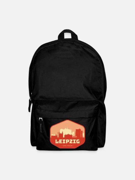 Leipzig Sachsen – Skyline mit Kulturflair  Beschre - Rucksack - Schwarz
