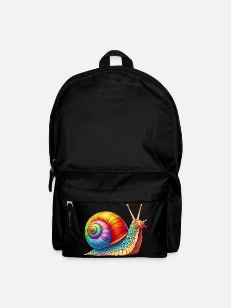 Schnecke - Rucksack - Schwarz