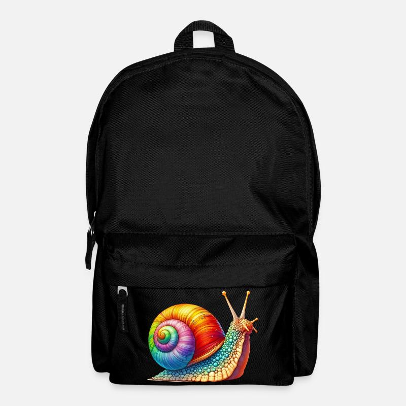 Schnecke - Rucksack - Schwarz
