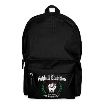 Fußball Tradition Ultras - Rucksack - Schwarz - Vorne