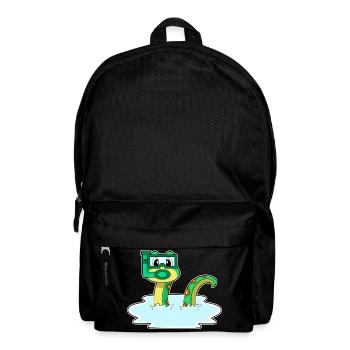 Schlange Taucher Schnorchel Tauchen - Rucksack - Schwarz - Vorne