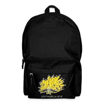Sea snail, sapsucker, Costasiella sp.01 - Backpack - black - Front