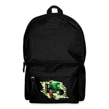 Dieselross F12 Oldtimer Traktor - Rucksack - Schwarz - Vorne