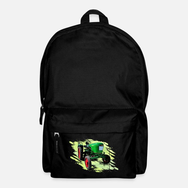 Dieselross F12 Oldtimer Traktor - Rucksack - Schwarz