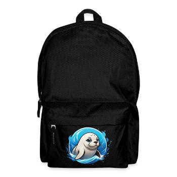 Seal in the water - Backpack - black - Front