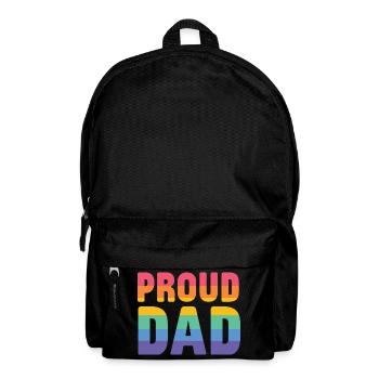 LGBT Pride Month - Stolzer Vater - Rucksack - Schwarz - Vorne